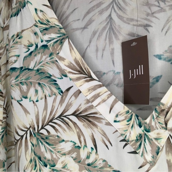 🌴J Jill - NWT Tank Top with Tropical Pattern - Size 3x - Picture 7 of 12
